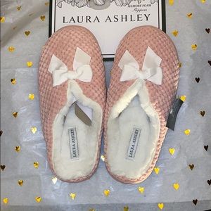 Laura Ashley memory foam slippers